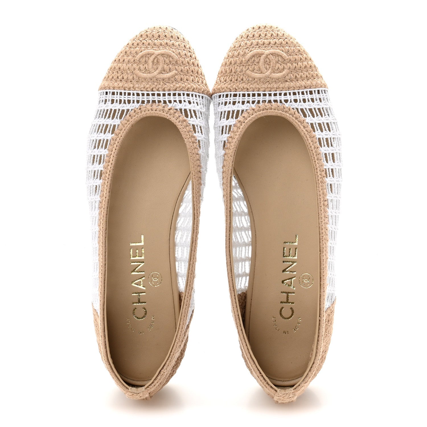 Chanel Crochet Ballet Flats