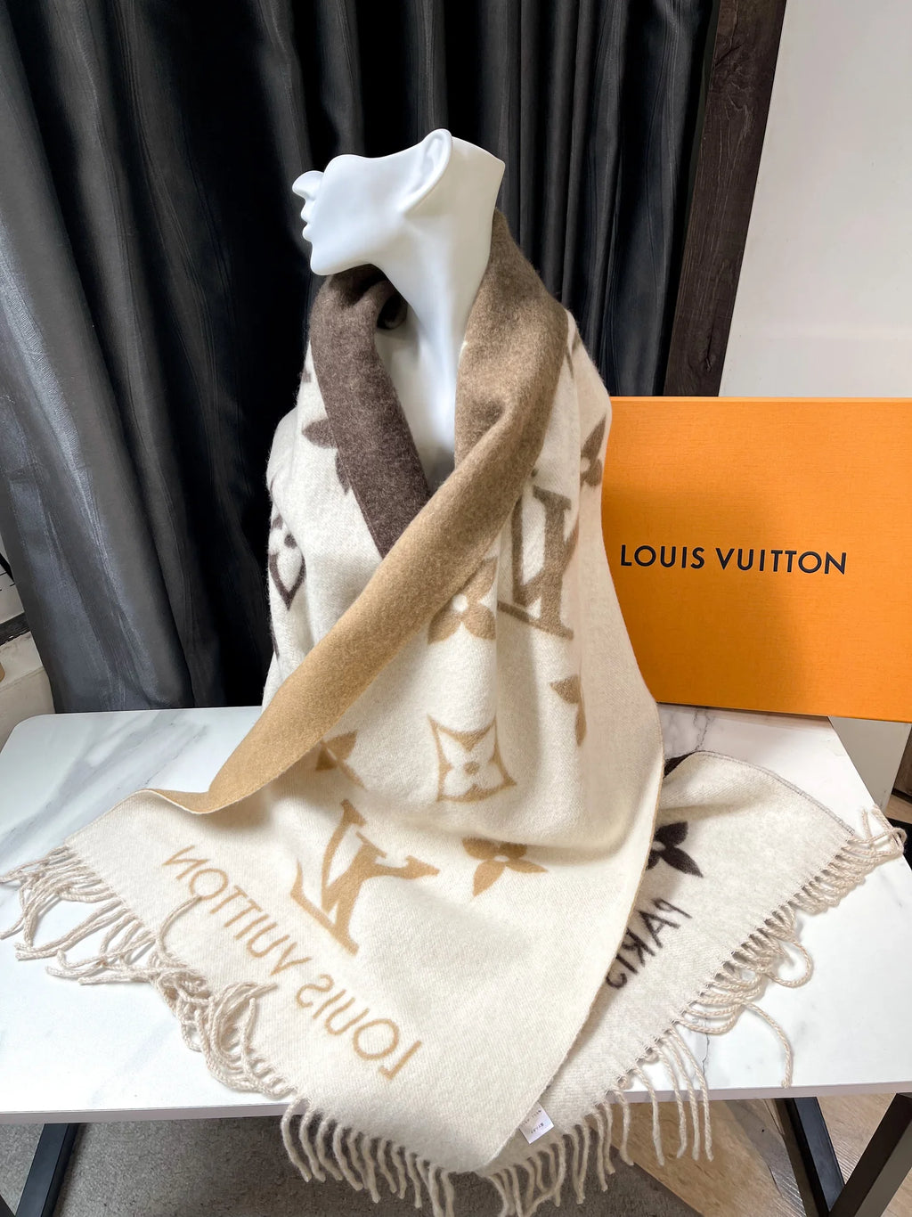 Louis Vuitton Double-Face Monogram Shawl