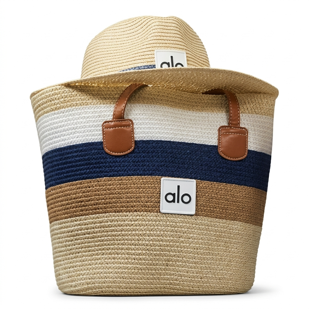 Alo Yoga Sun Hat & Tote Set