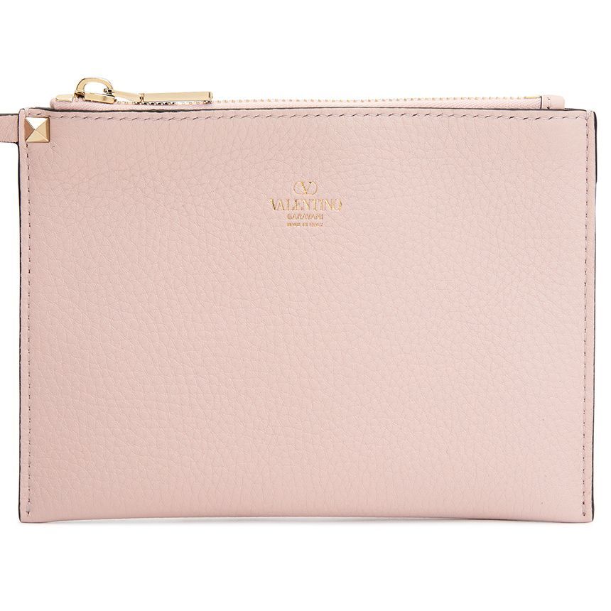 Valentino Rockstud Leather Tote Bag with Detachable Pouch