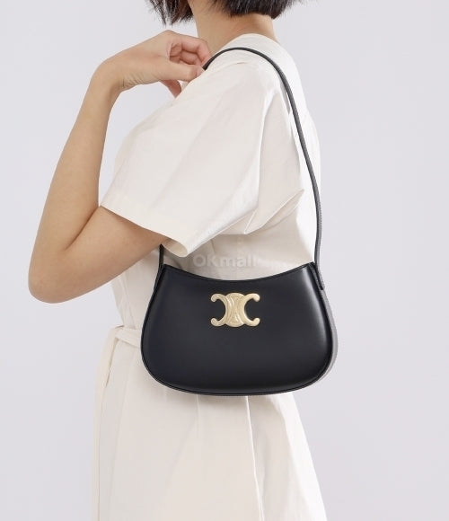 CELINE Small Tilly Bag in Shiny Calfskin