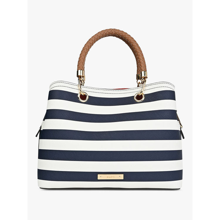 Aldo Striped Top Handle Bag