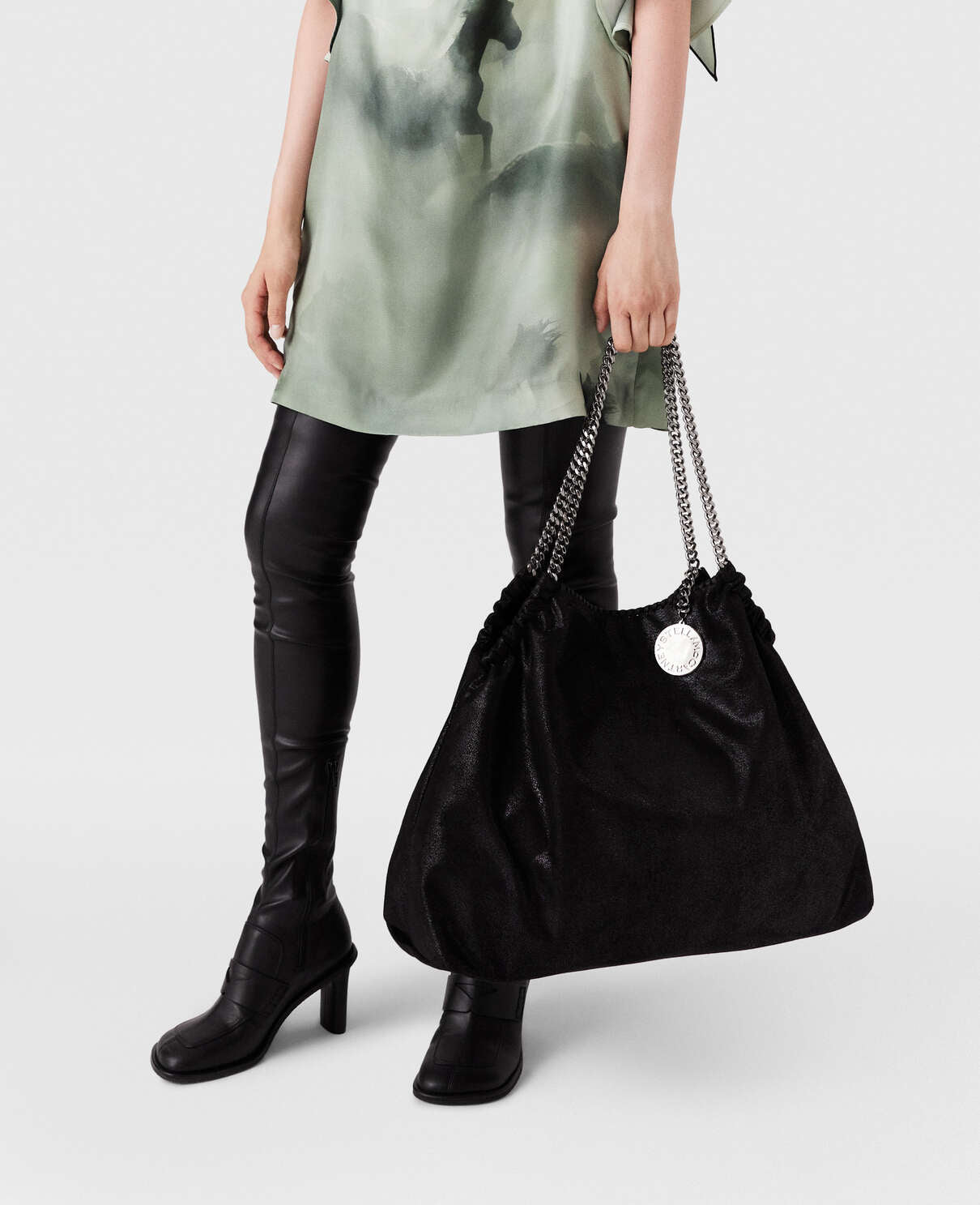 Stella McCartney Frayme Slouchy Tote Bag