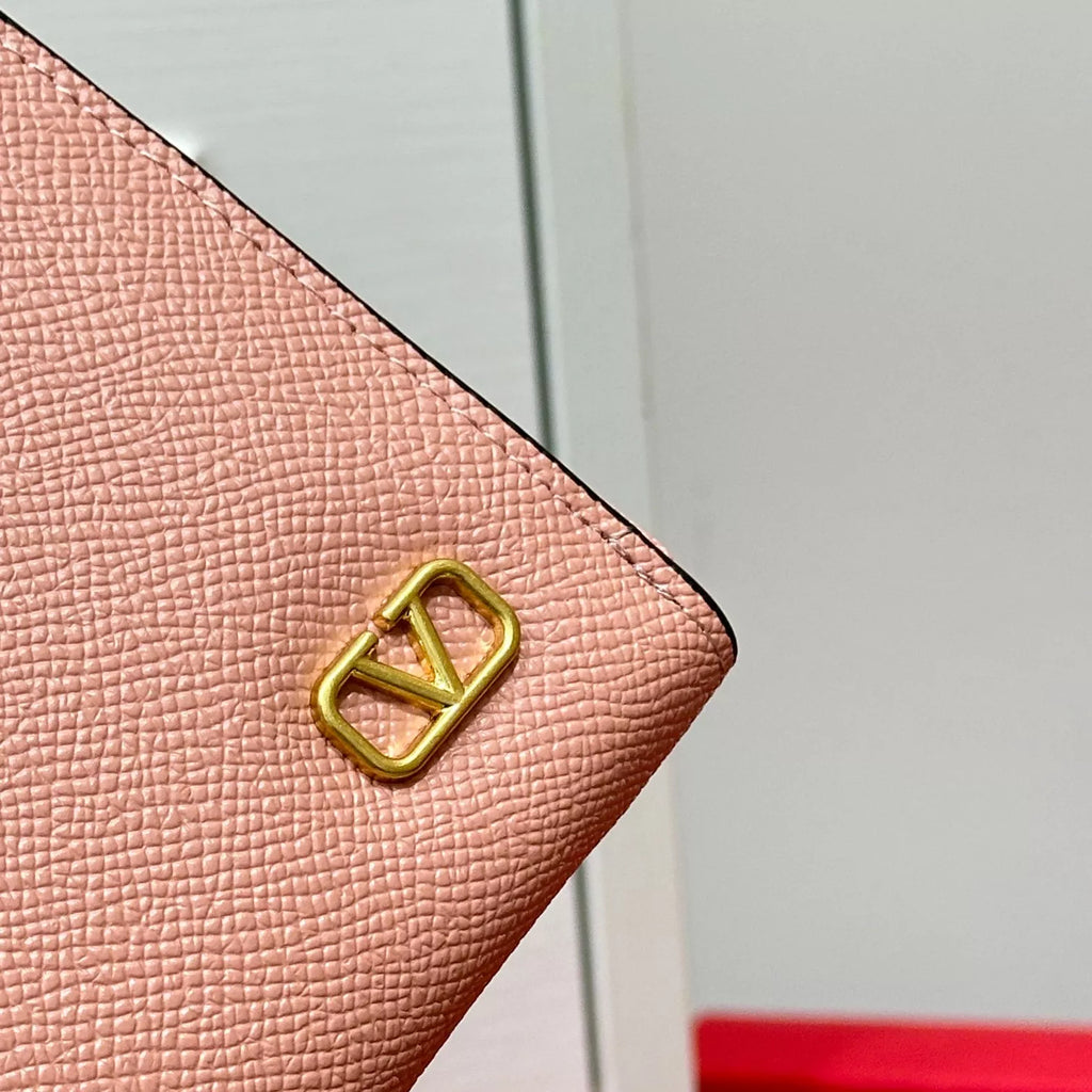 Valentino VLogo Zip-Around Wallet