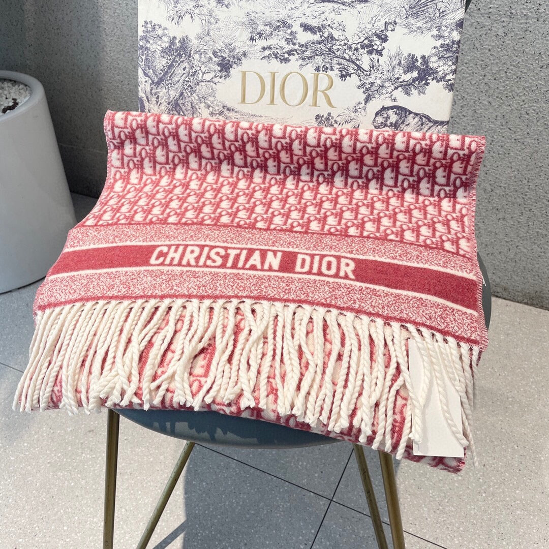 Dior Lightweight Wool Shoulder Shawl