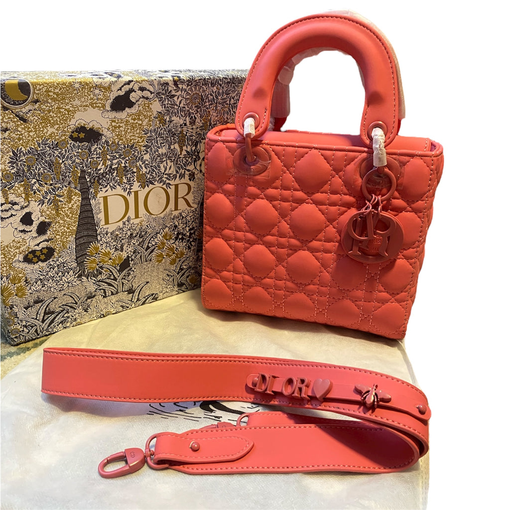 Lady Dior Patent Leather Bag