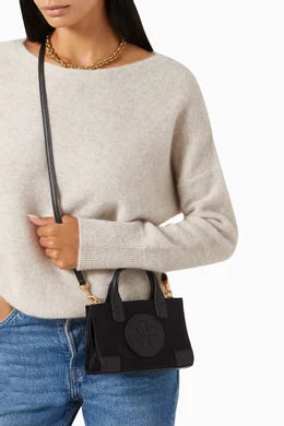 TORY BURCH Mini Ella Tote Bag 
Fit