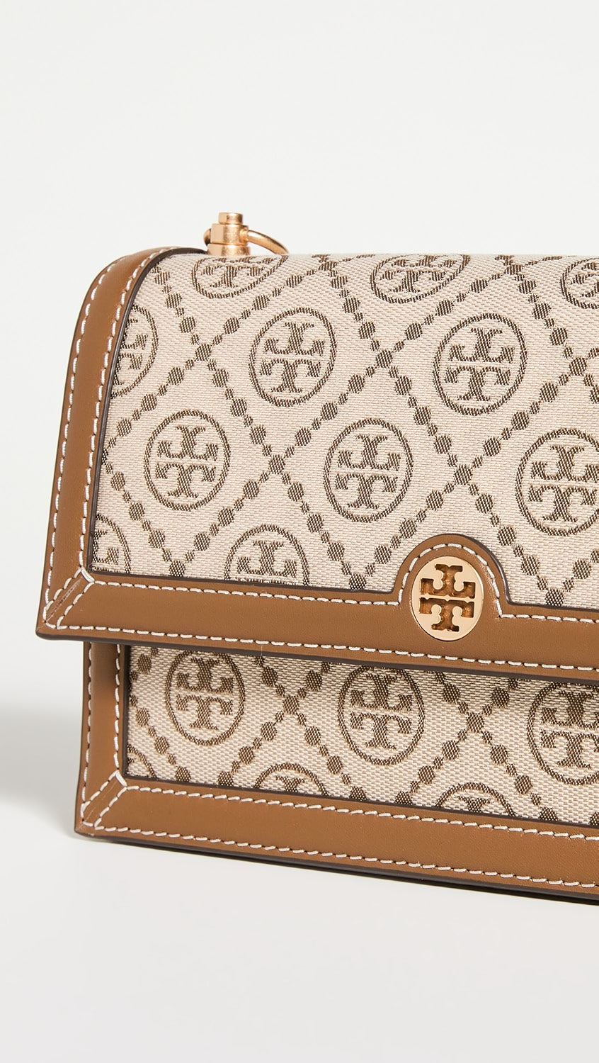 Tory Burch T Monogram Jacquard Crossbody Bag