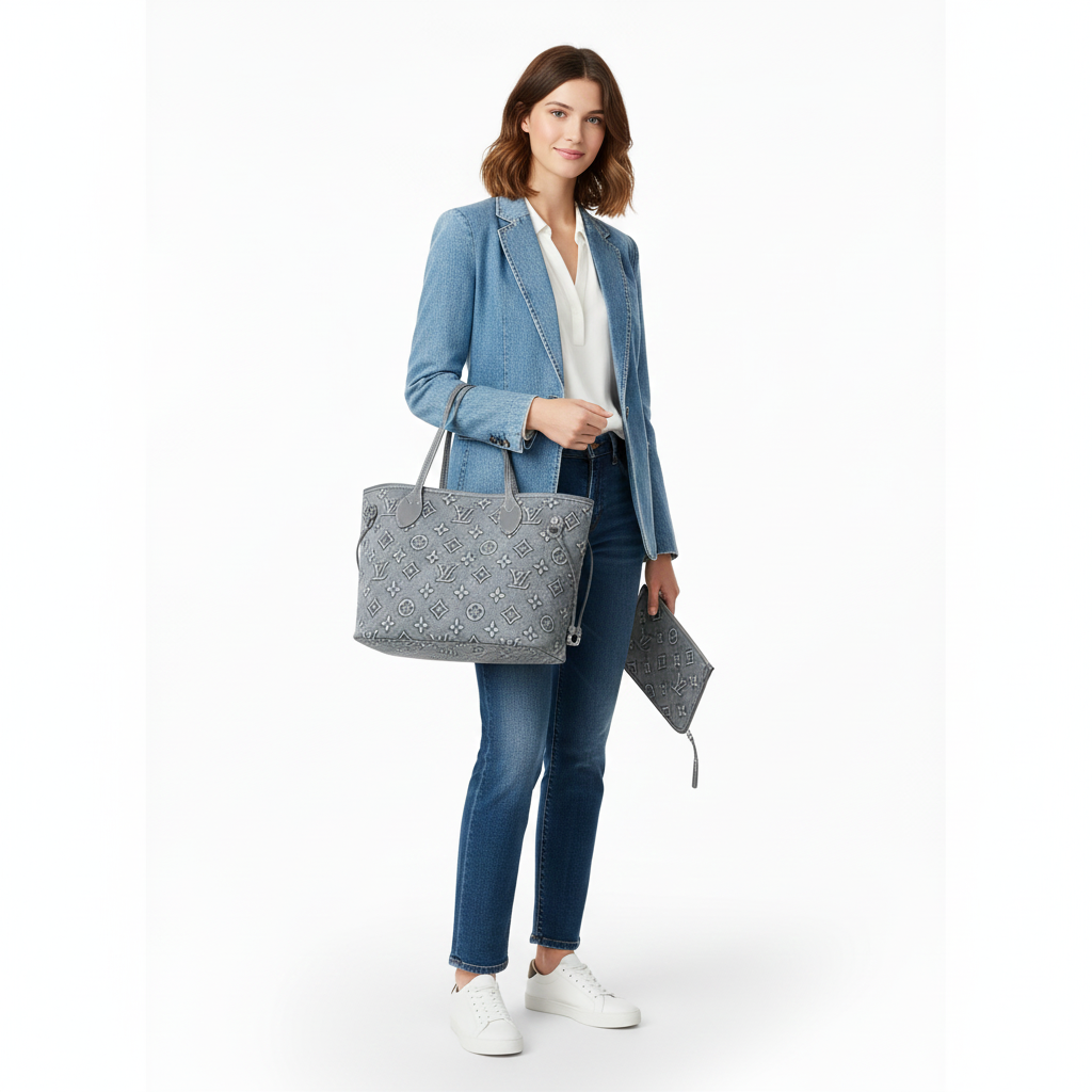 Louis Vuitton Neverfull MM – Monogram Denim