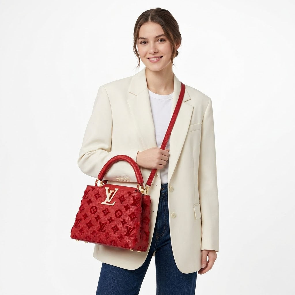 Louis Vuitton Capucines BB Tufted Monogram Bag