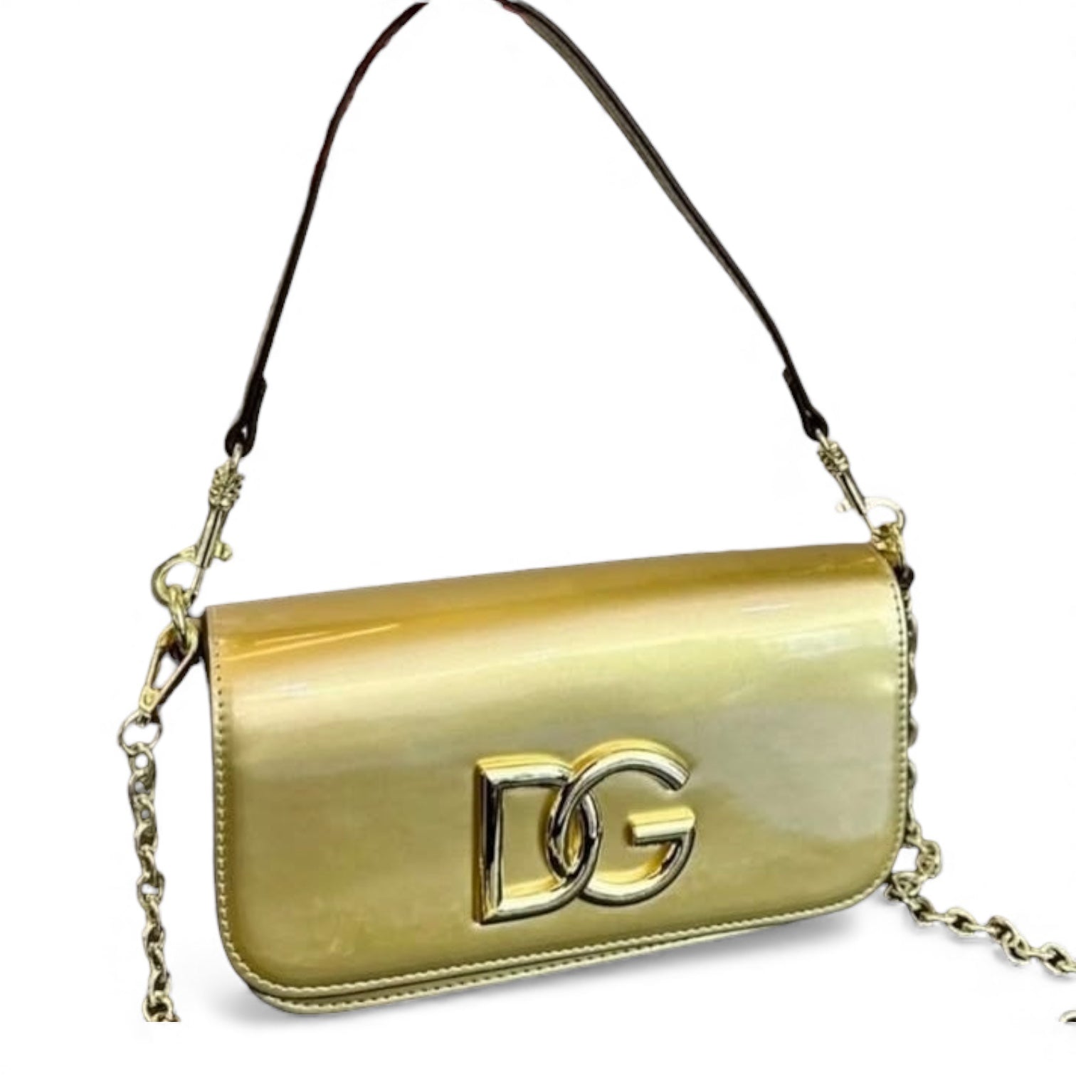 Dolce & Gabbana Gold Shine Shoulder Bag