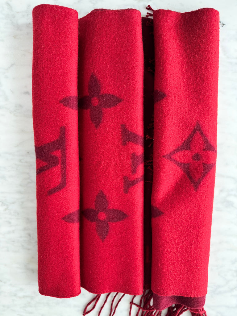 Louis Vuitton Double Face Wool Scarf