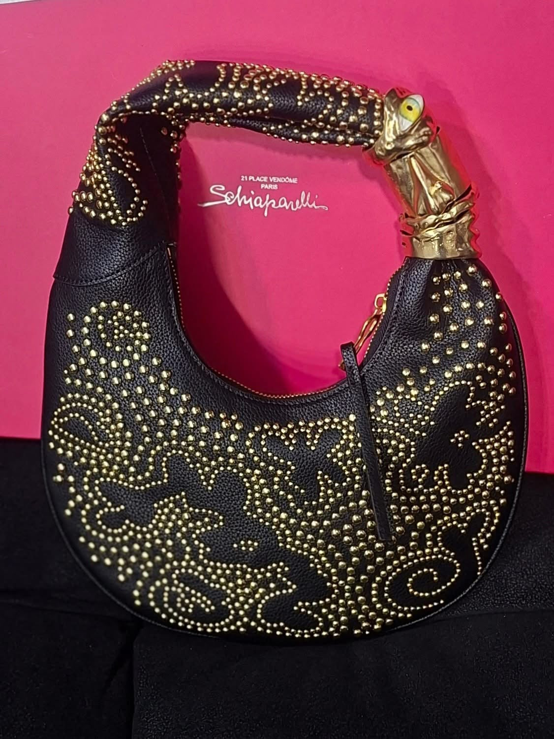 Schiaparelli Studded Shoulder Bag