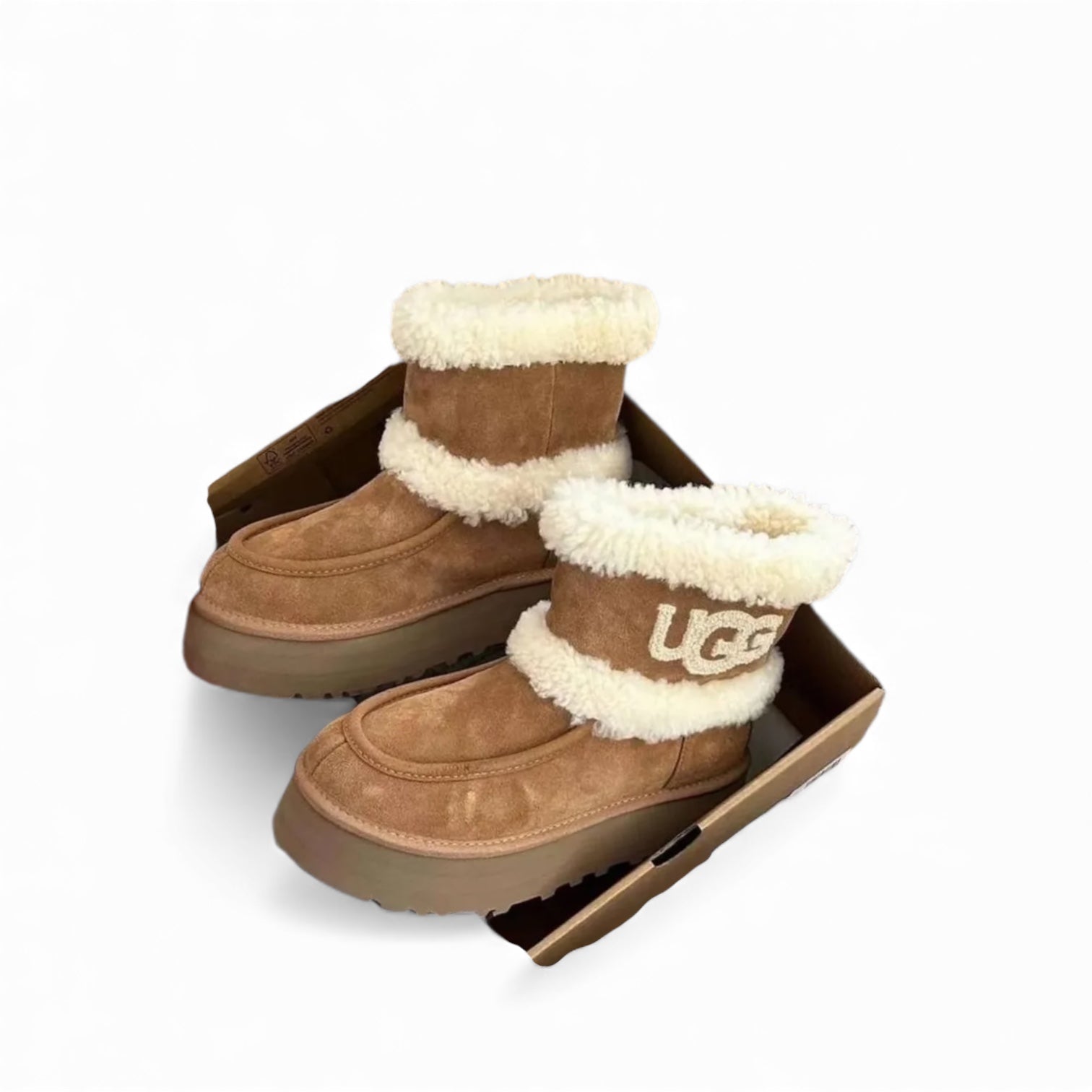 UGG Platform Mini Shearling Boots