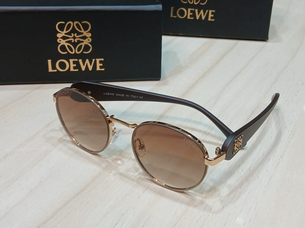 Loewe Anagram Round Gradient Sunglasses