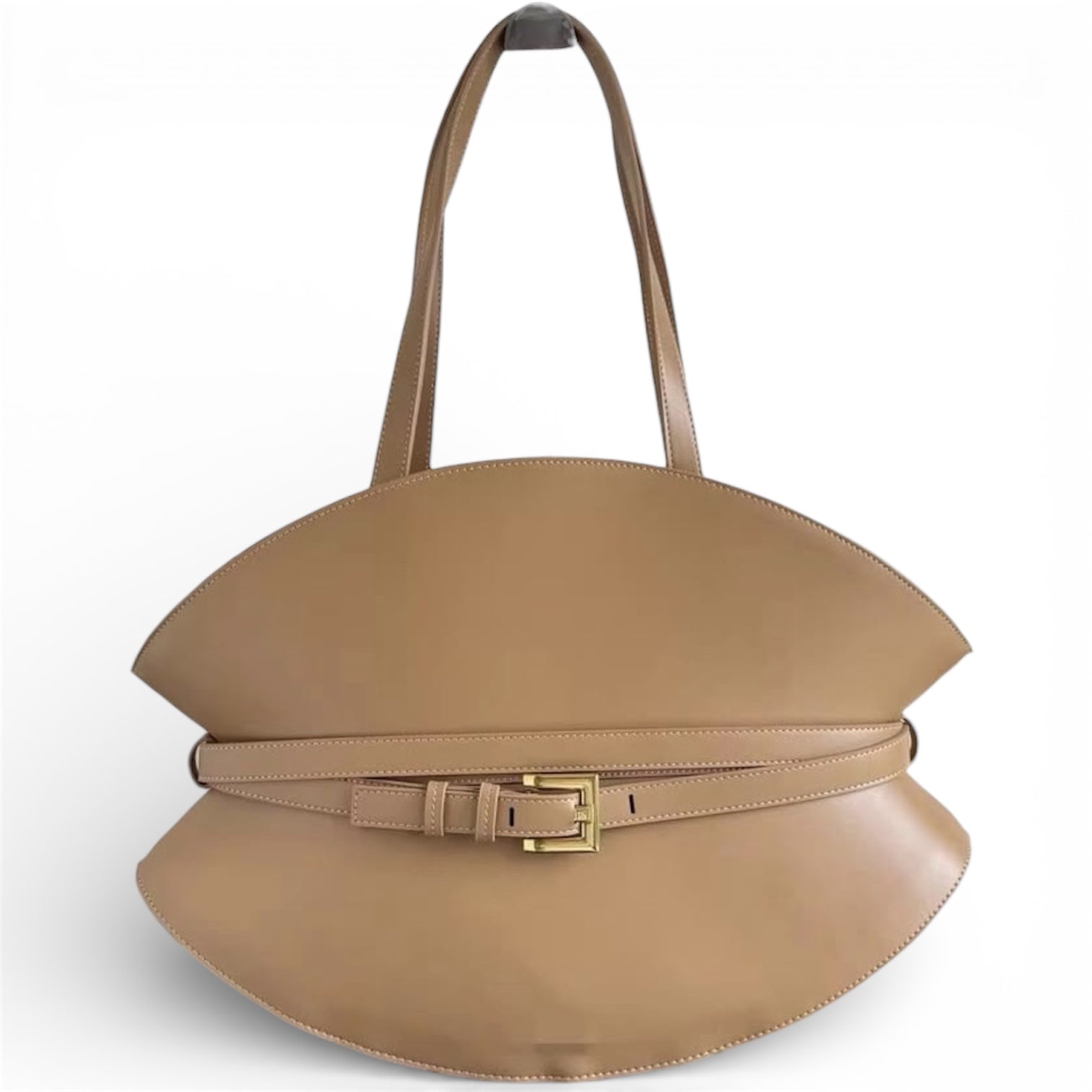 BALMAIN Shuffle Belt Shoulder Bag in Calfskin