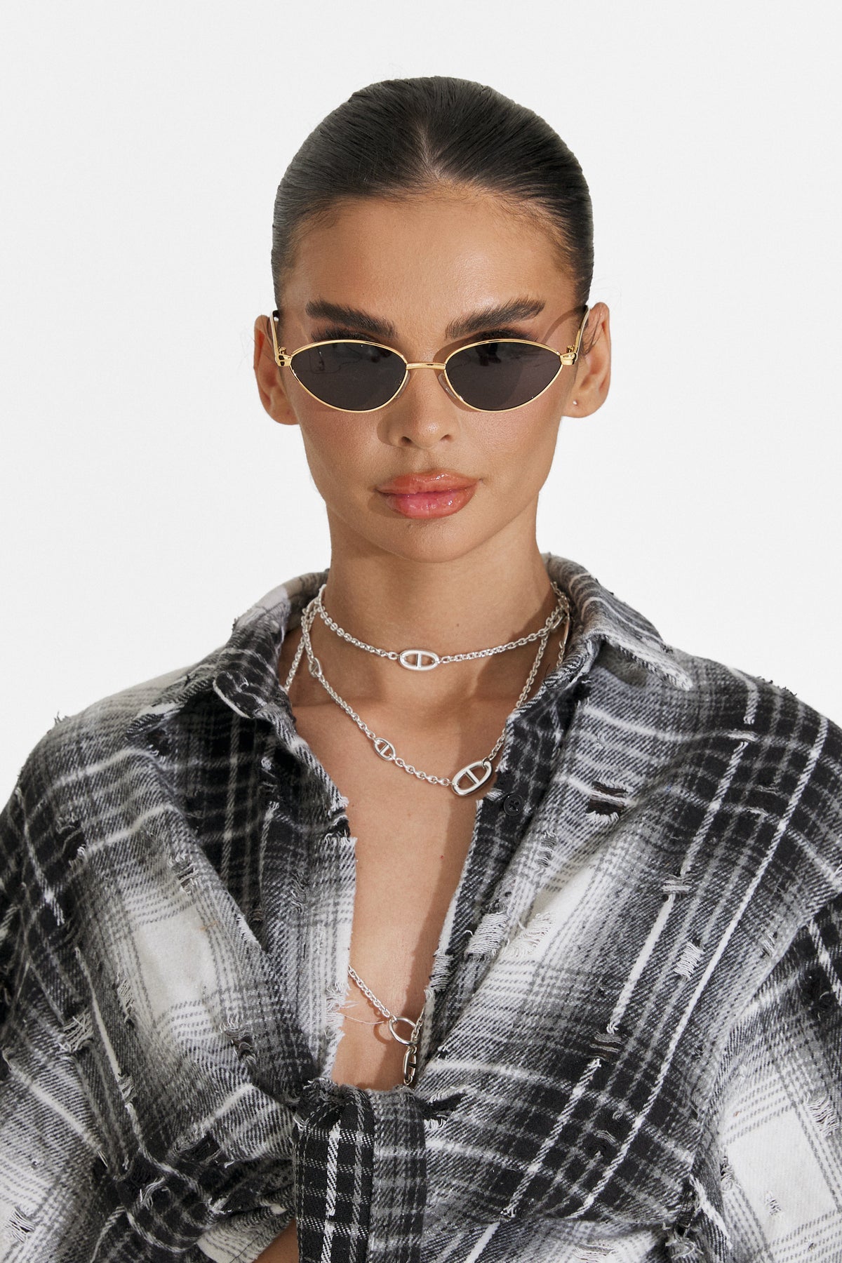 Bottega Veneta Oval Sunglasses
