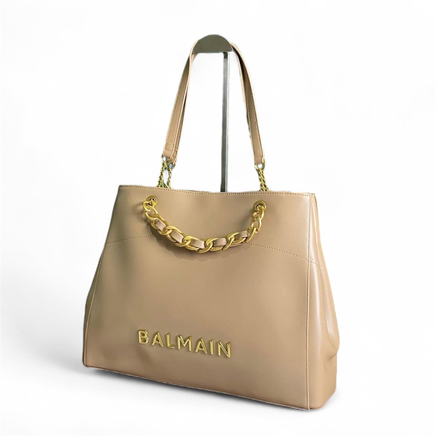 Balmain 1945 embellished leather tote bag