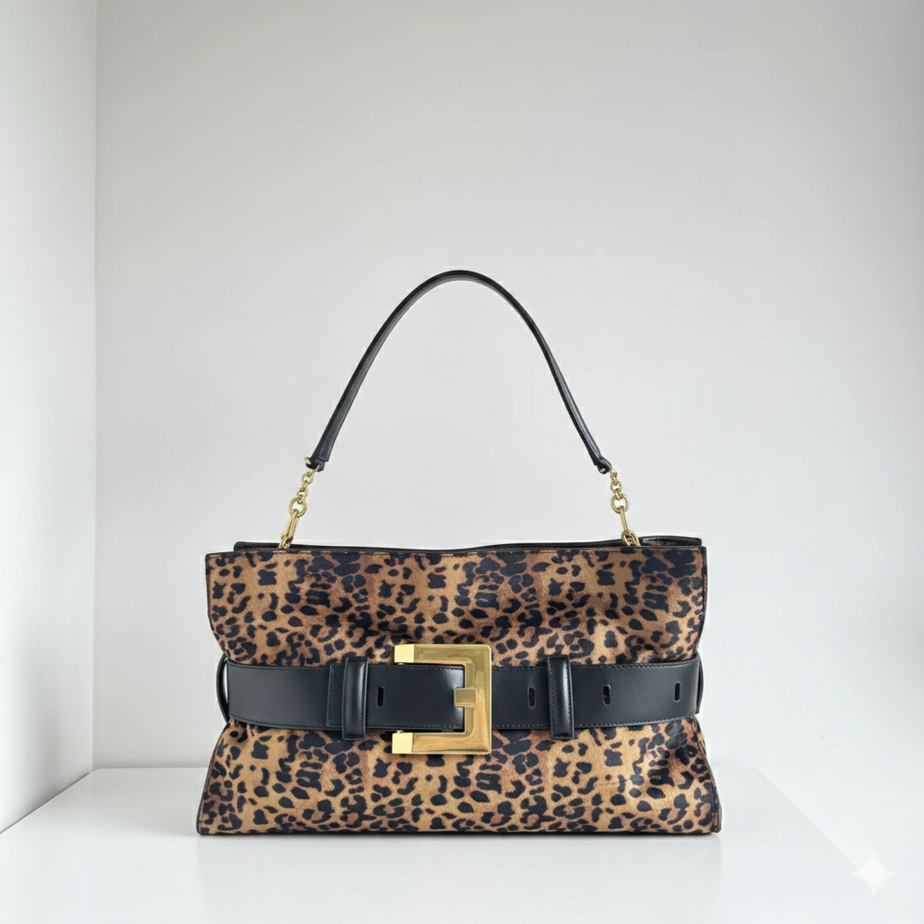 Balmain B-Buzz Belted Tote