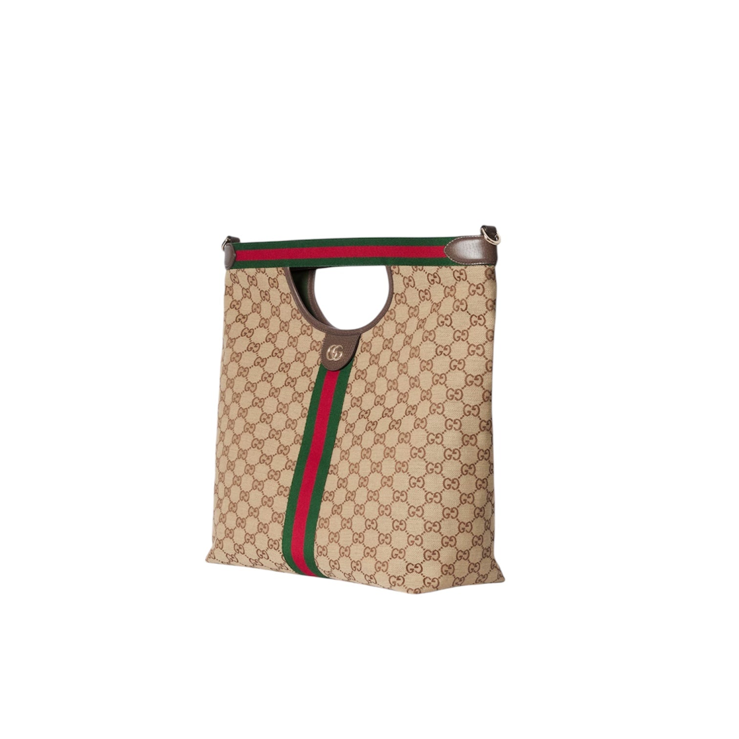 Gucci Ophidia GG Supreme Tote Bag with Pouch