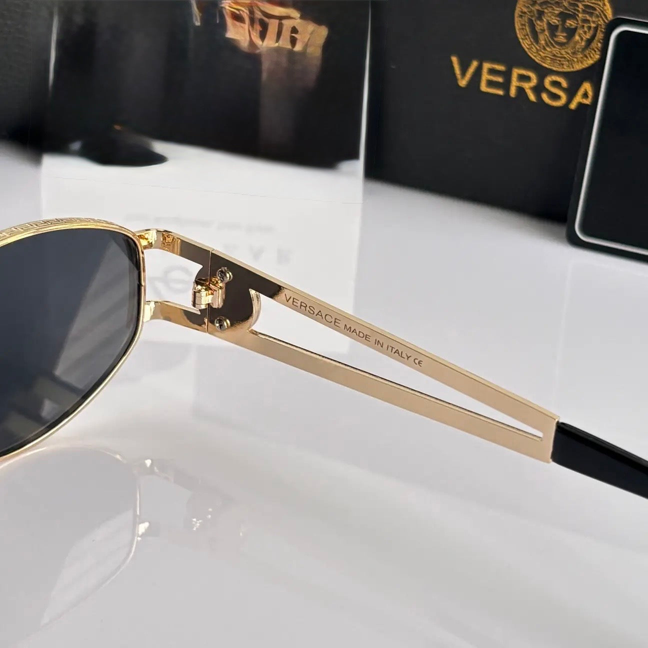 Versace Medusa Round Sunglasses