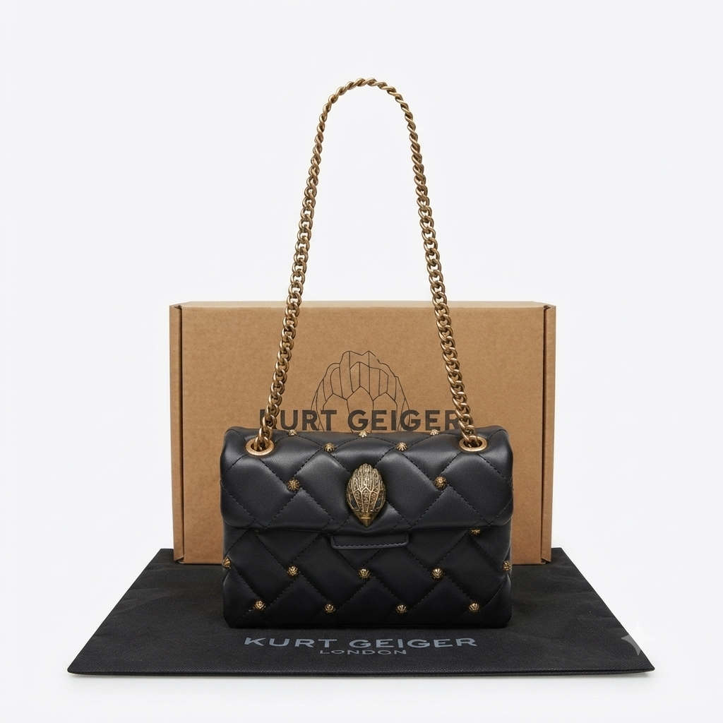 Kurt Geiger Kensington Studded Leather Bag