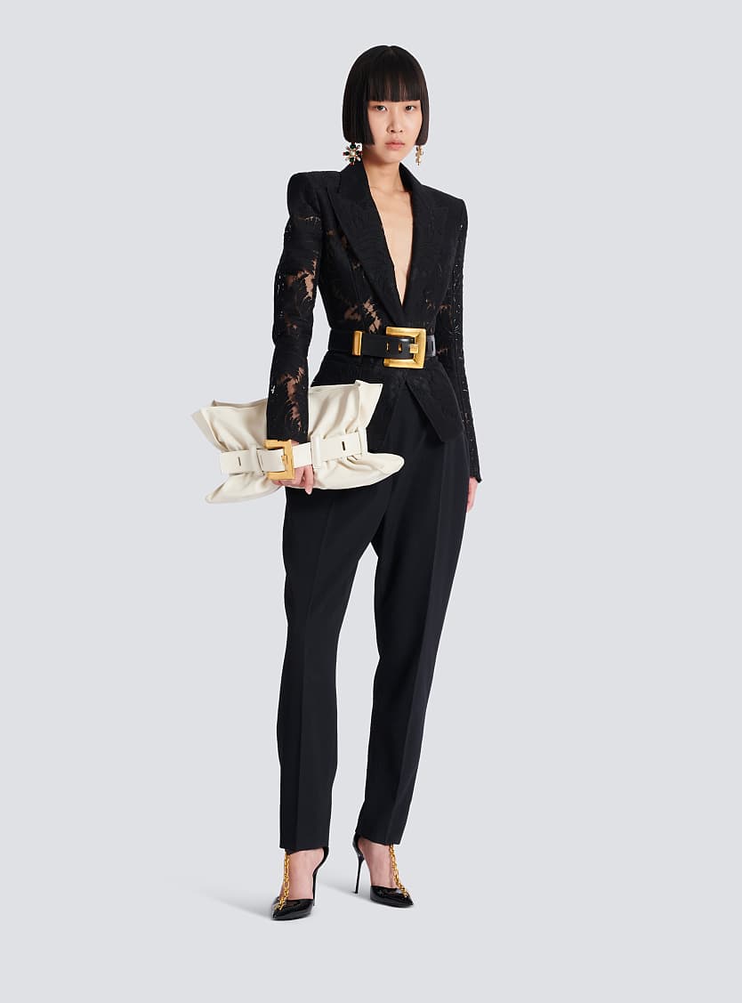 Balmain B-Buzz Belted Tote