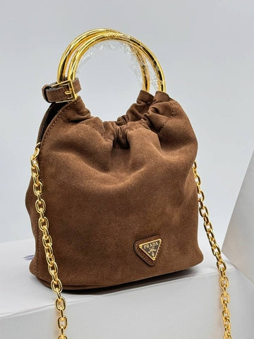 PRADA Suede leather