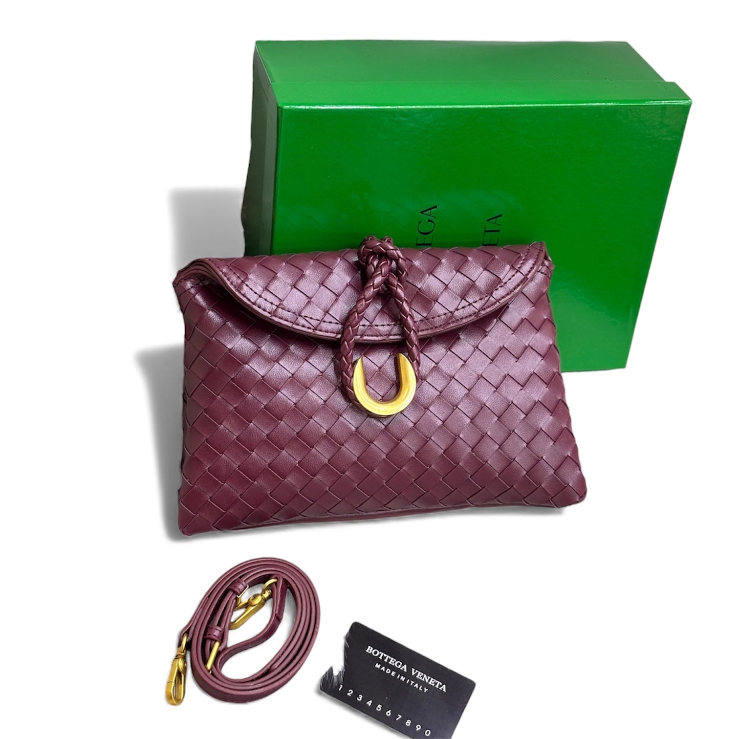 Bottega Veneta Intrecciato Knot Crossbody