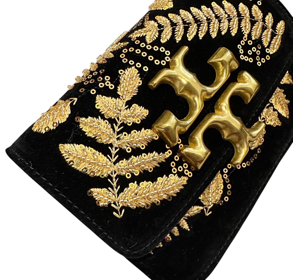 Tory Burch Eleanor Embroidered Velvet