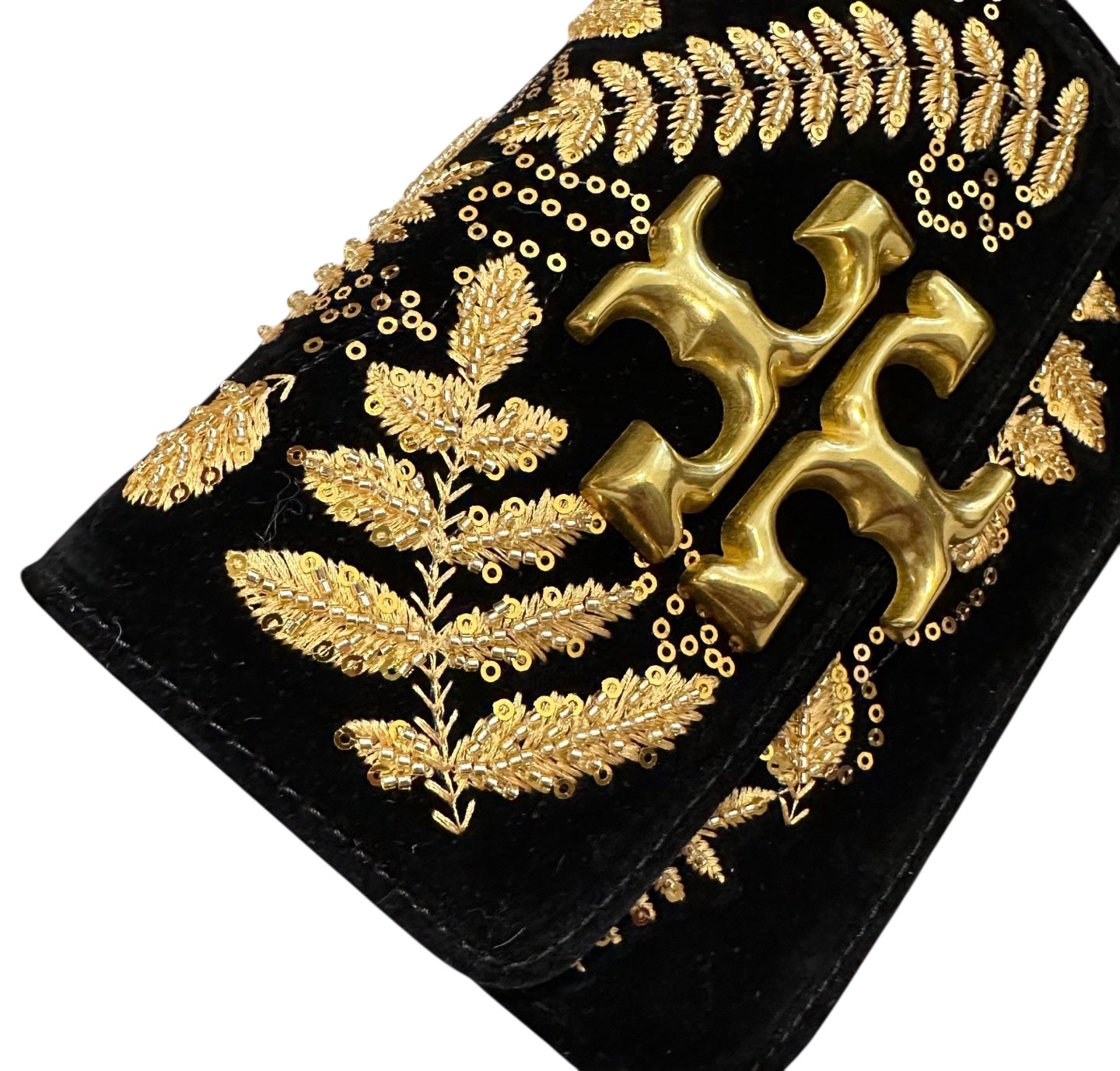 Tory Burch Eleanor Embroidered Velvet