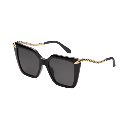 Bvlgari Serpenti Geometric Butterfly Sunglasses