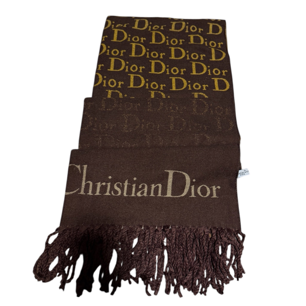 Dior Double Face Lightweight Wool Scarf