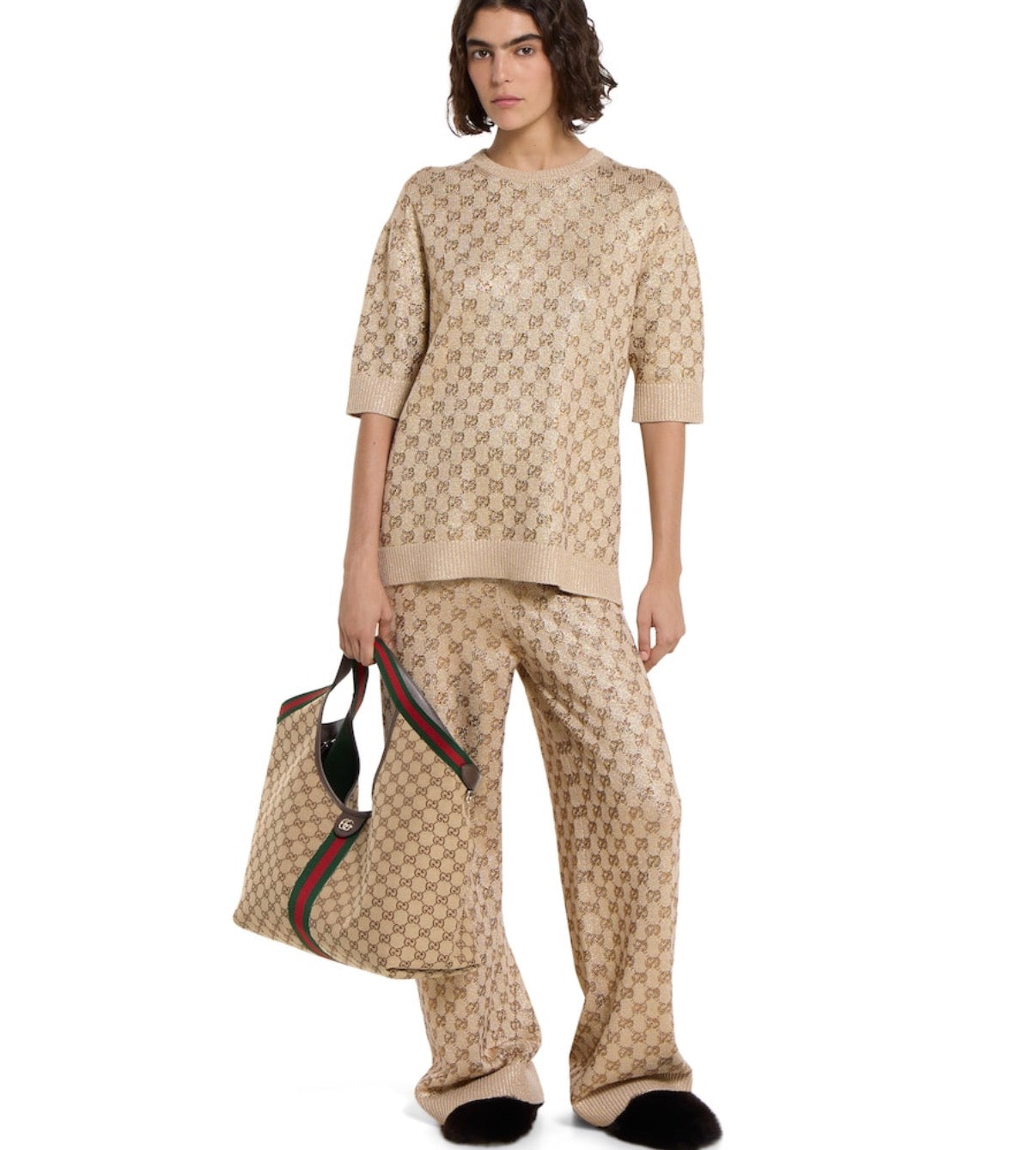 Gucci Ophidia GG Supreme Medium Hobo Bag