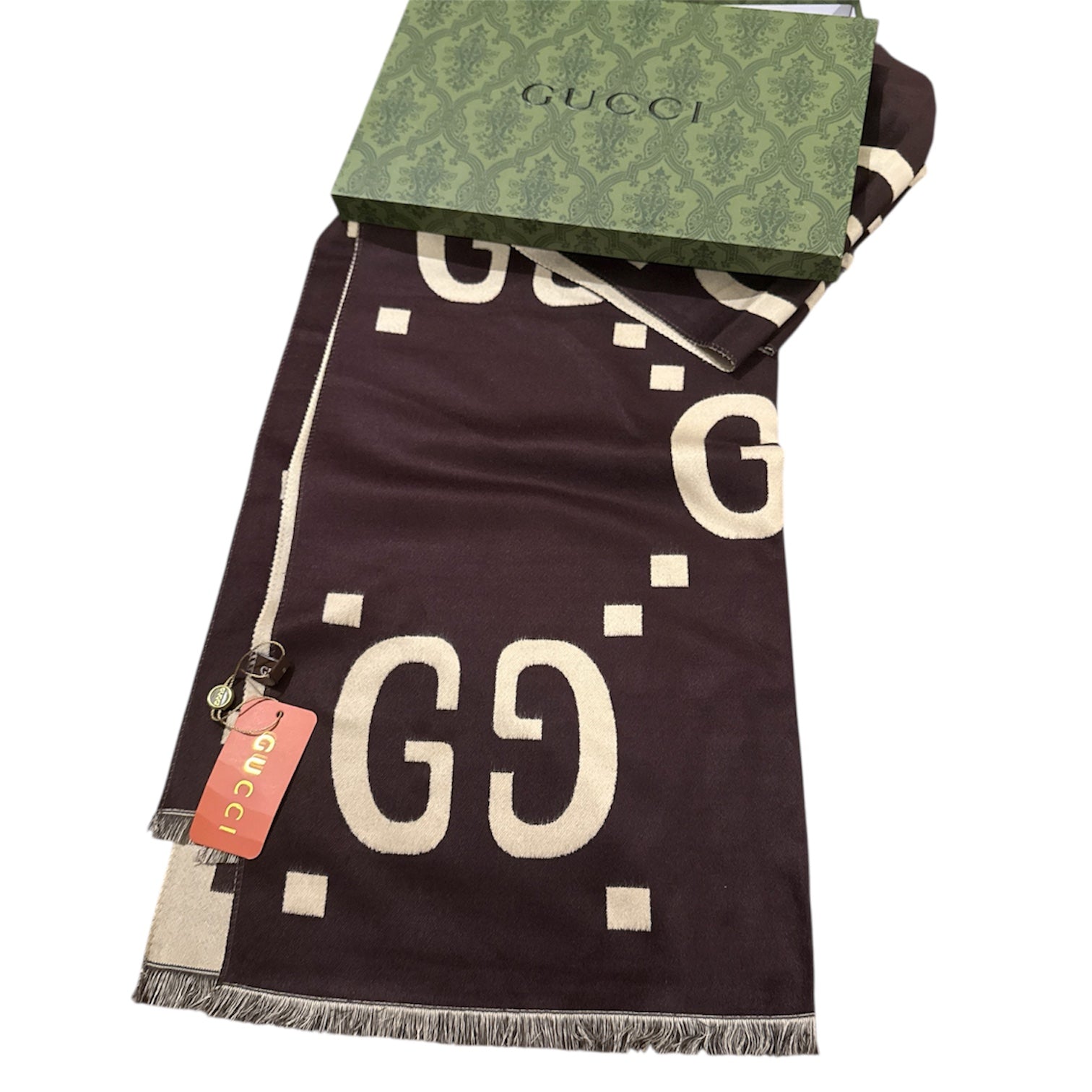 Gucci Double Face Wool Scarf