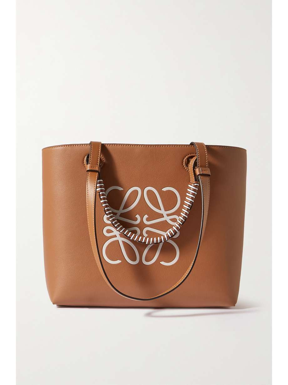 Loewe Anagram Debossed Printed Leather Tote