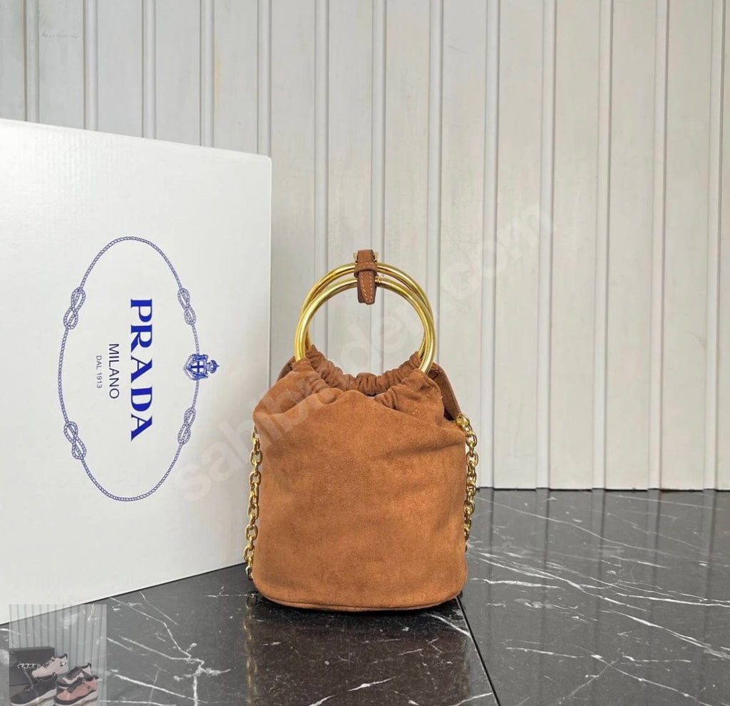 PRADA Suede leather