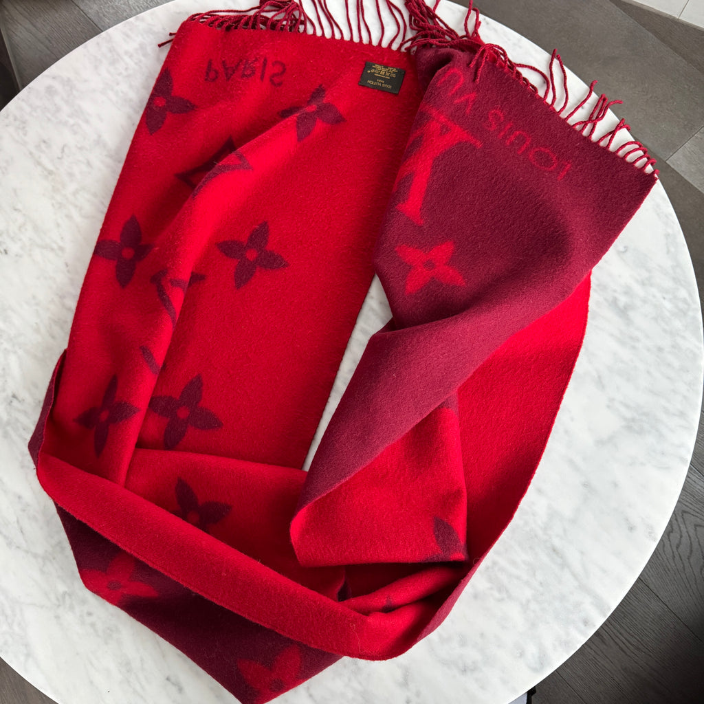 Louis Vuitton Double Face Wool Scarf