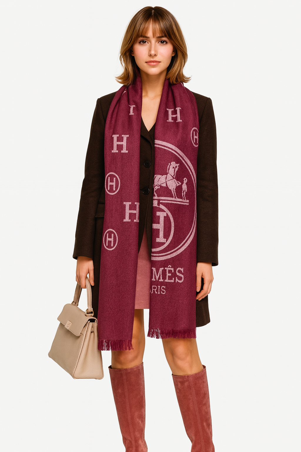 Hermès Soft Touch Double-Face Scarf