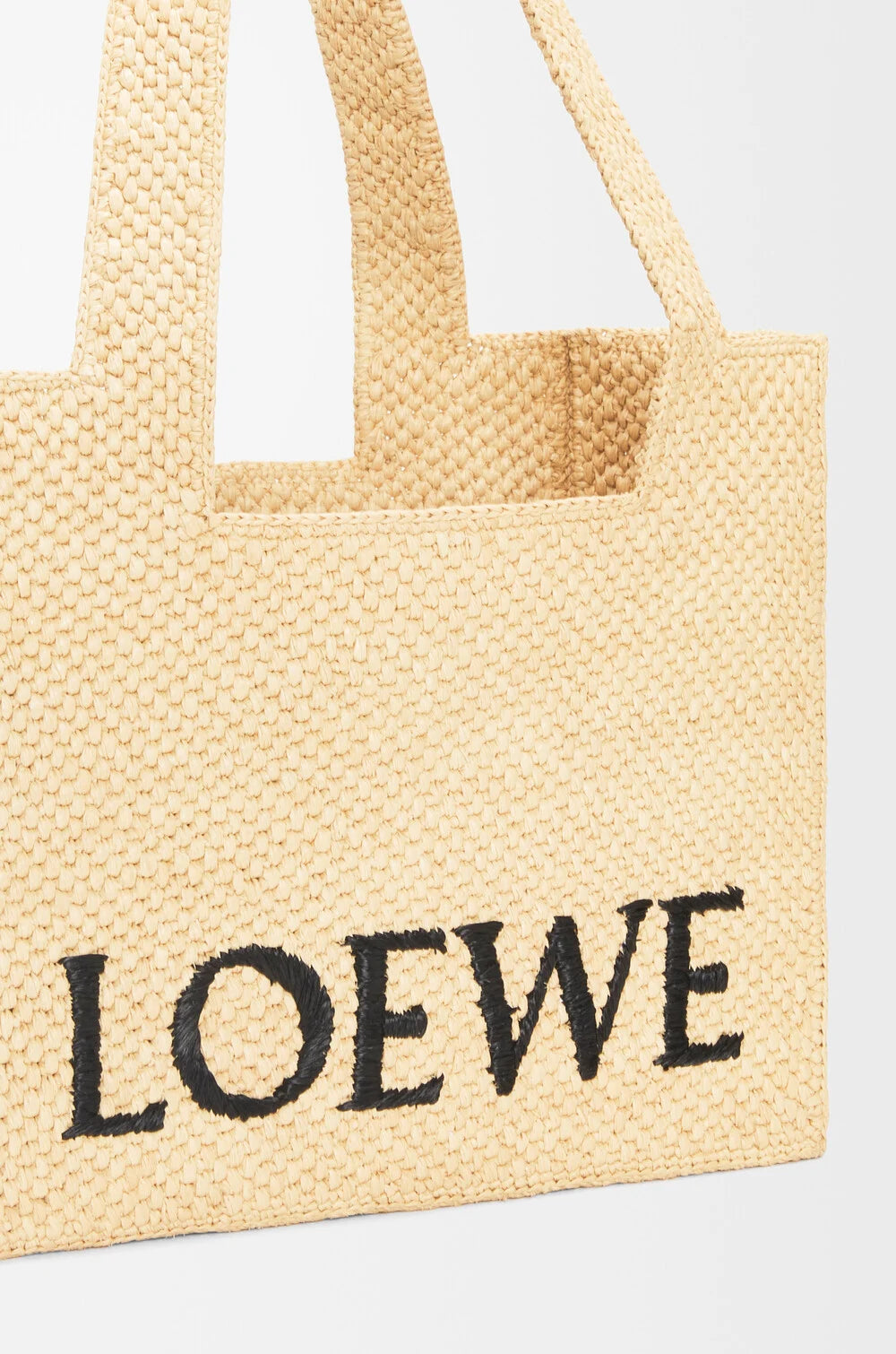 Loewe Standard A5 Tote in Raffia