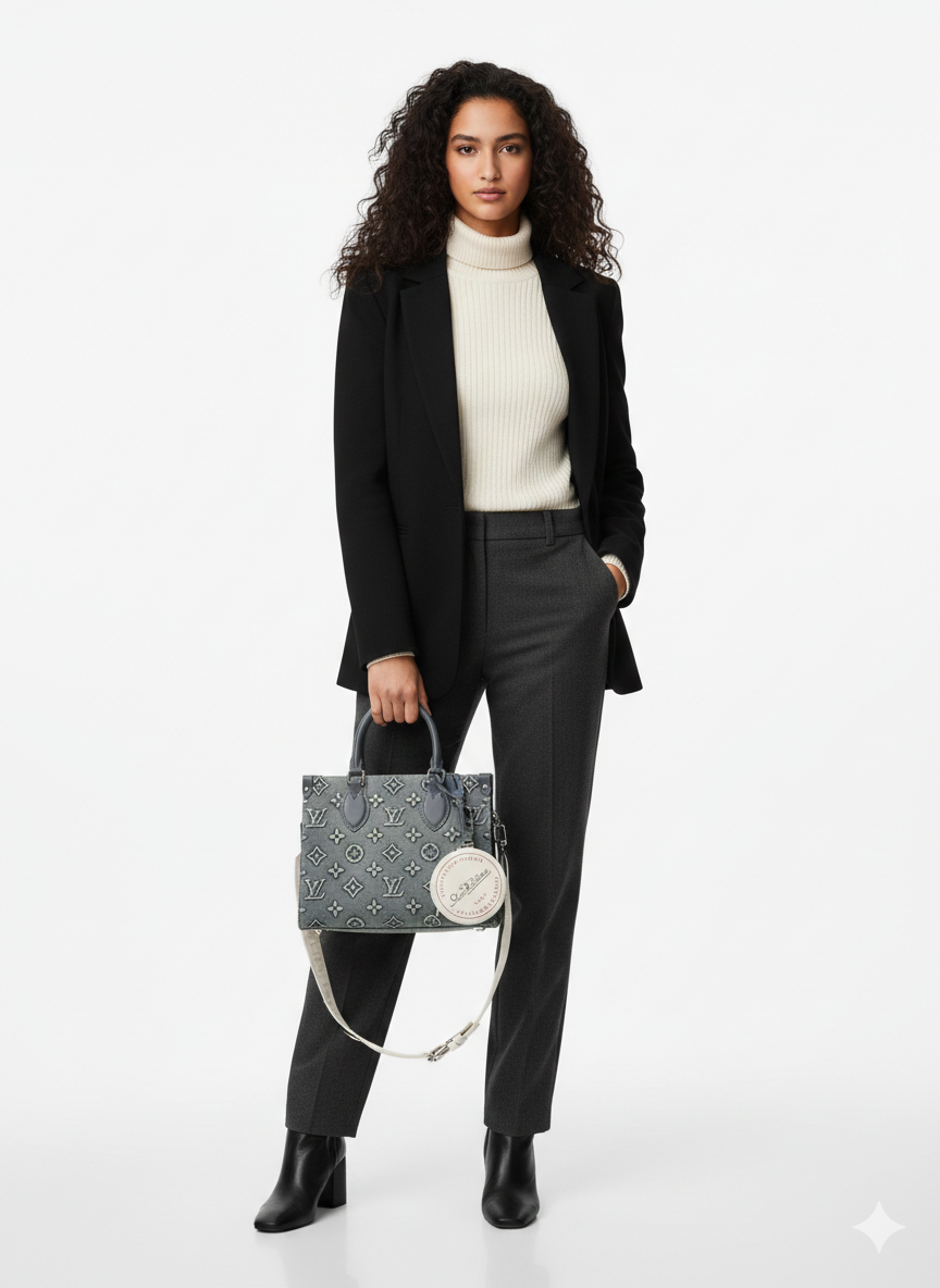 Louis Vuitton OnTheGo PM – Monogram Denim with Coin Pouch