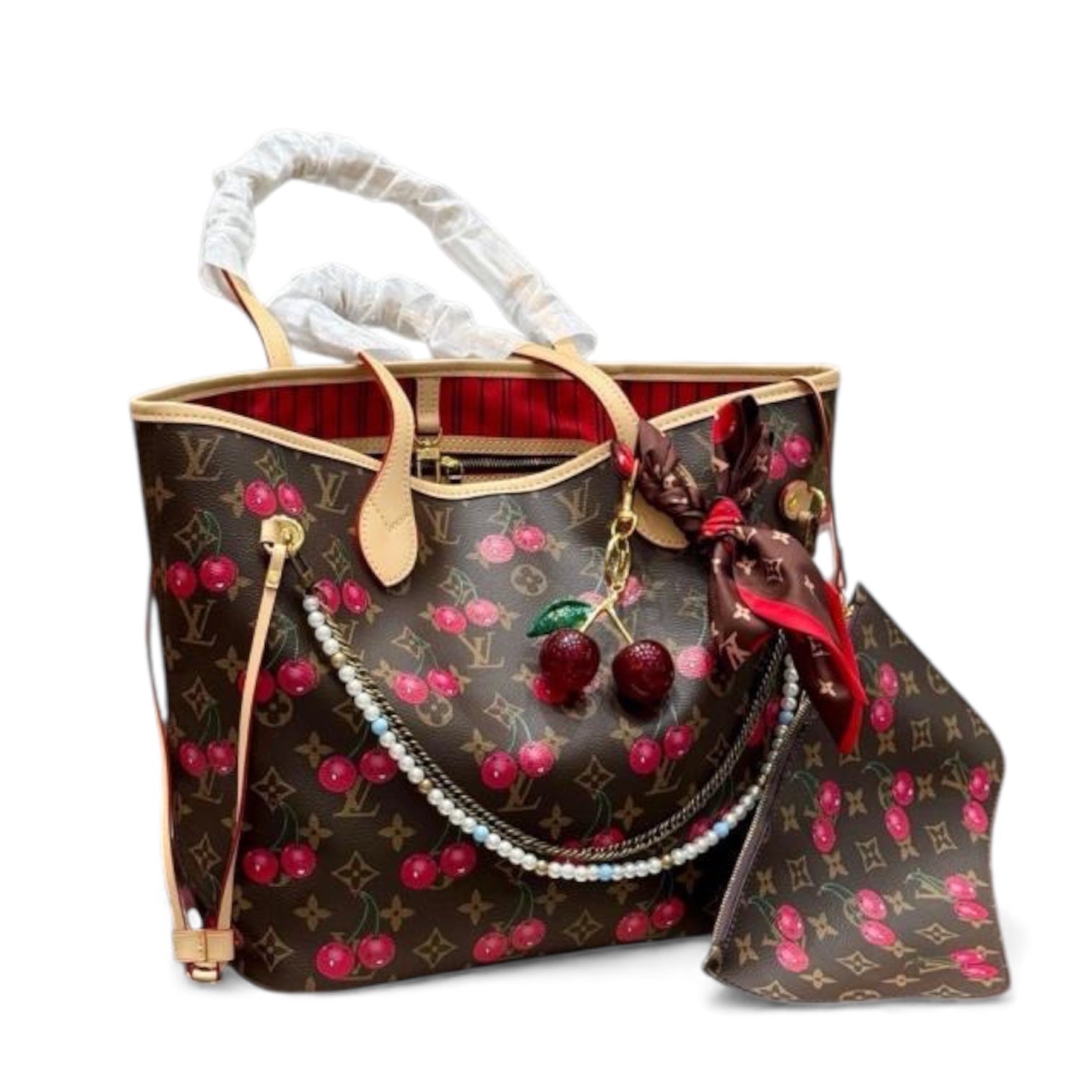 Louis Vuitton Cherry Tote Bag