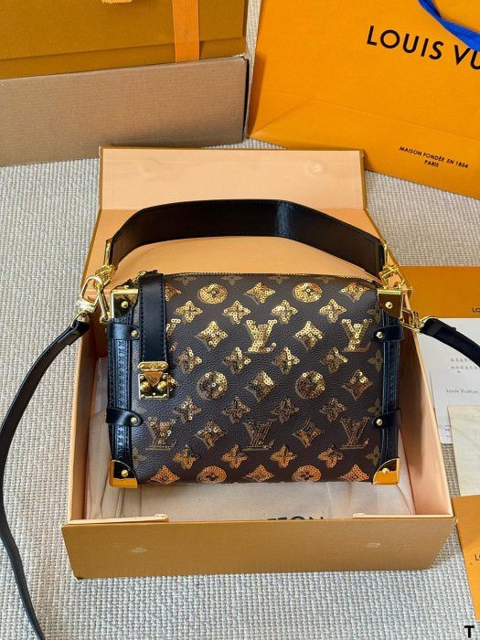 Louis Vuitton Trunk Style Crossbody Bag