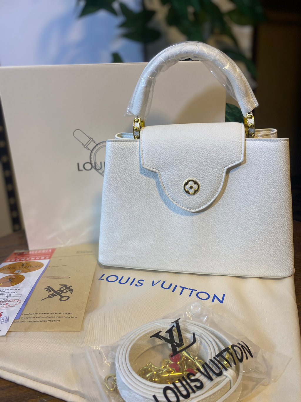 Louis Vuitton Capucines Cherry Charm Bag