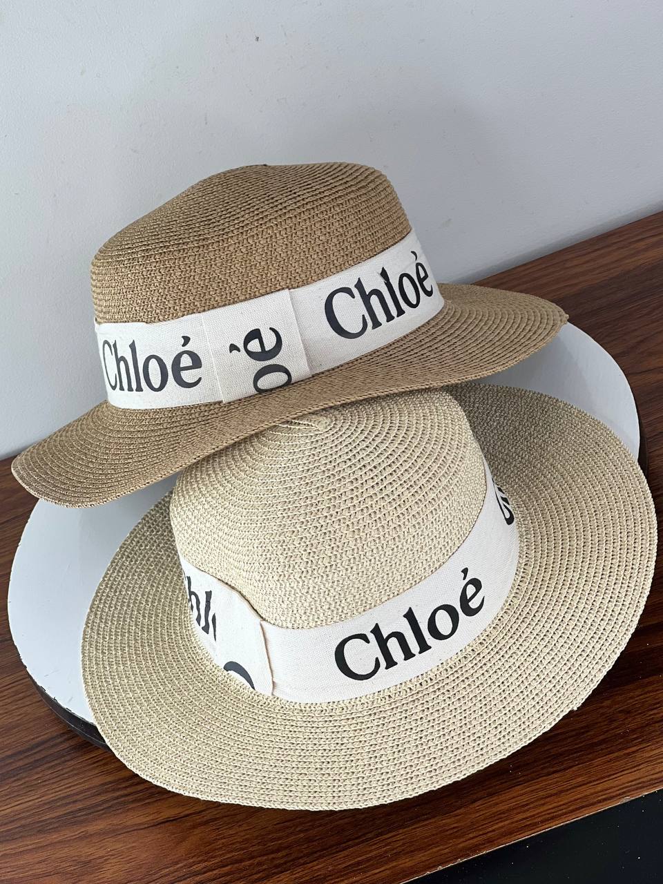 Chloé Woody Basket Bag & Raffia Hat Set