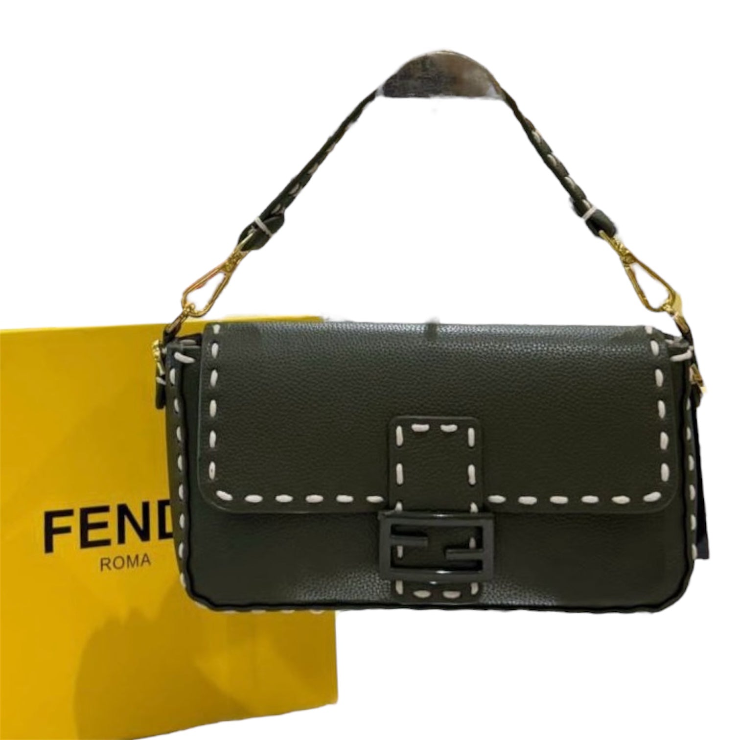 Fendi Baguette Leather Bag