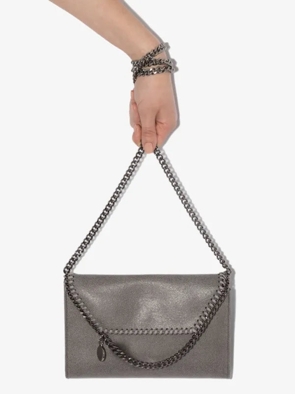 Stella McCartney Falabella Fold-Over Chain Clutch