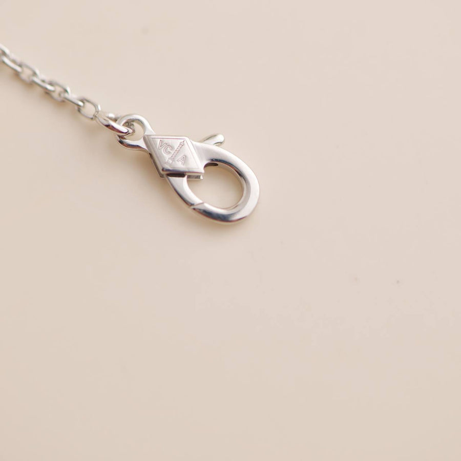 Van Cleef Vintage Alhambra pendant Silver Necklace