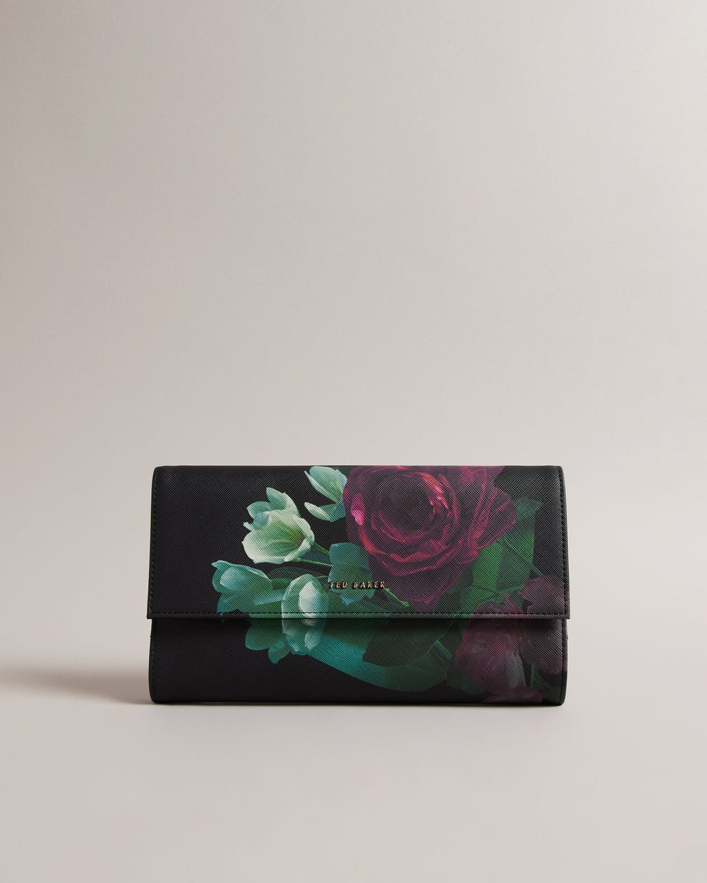TED BAKER Papiena floral-print woven travel wallet