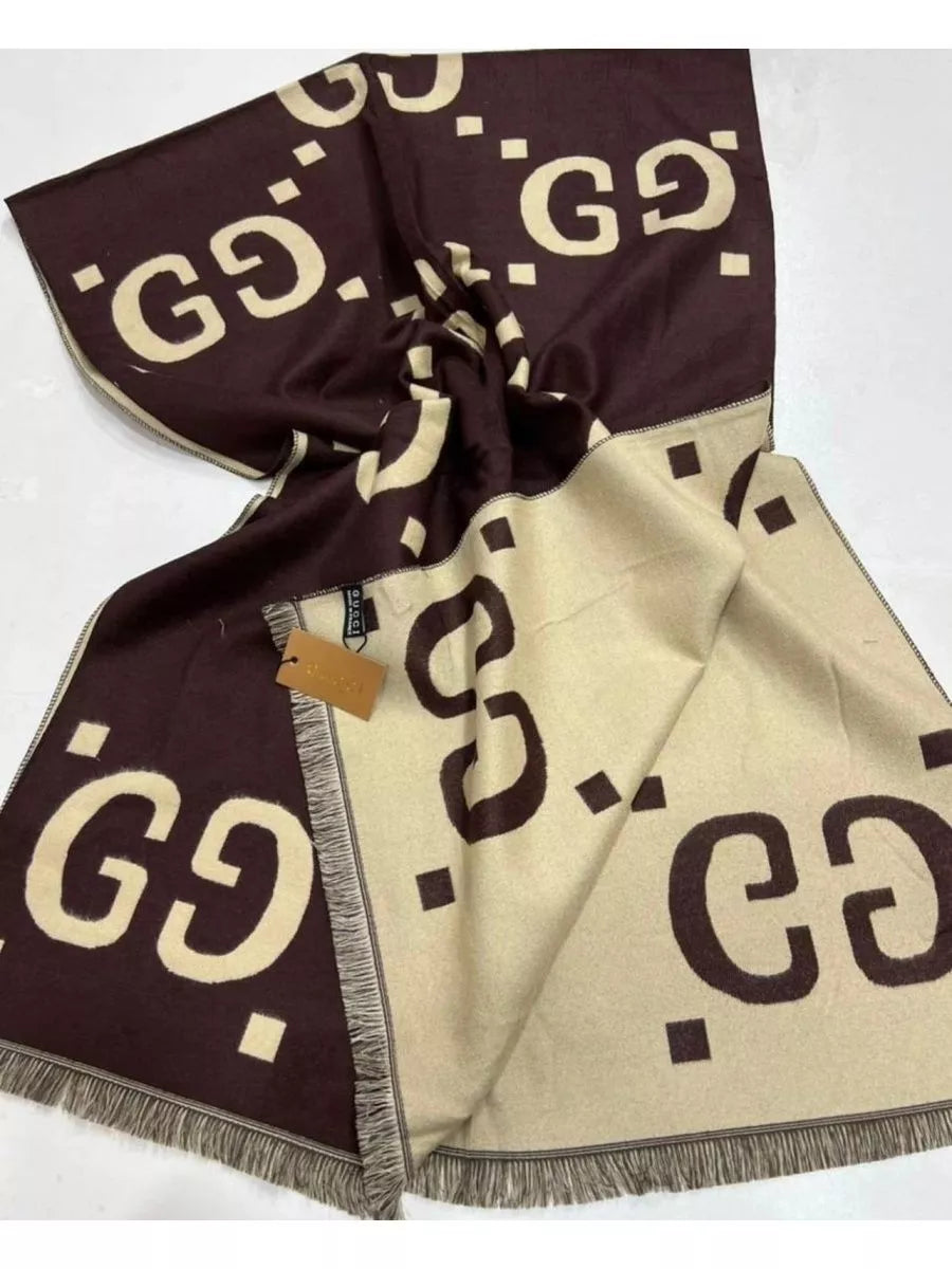 Gucci Double Face Wool Scarf